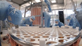 dark matter detector in construction