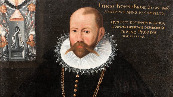 An oil painting of Tycho Brahe