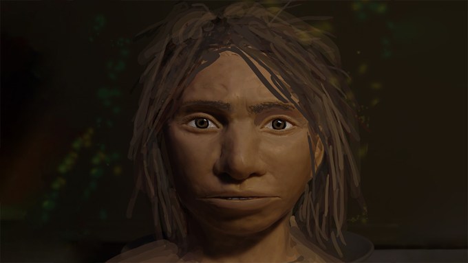 Denisovan girl drawing