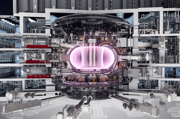 illustration of ITER experiment