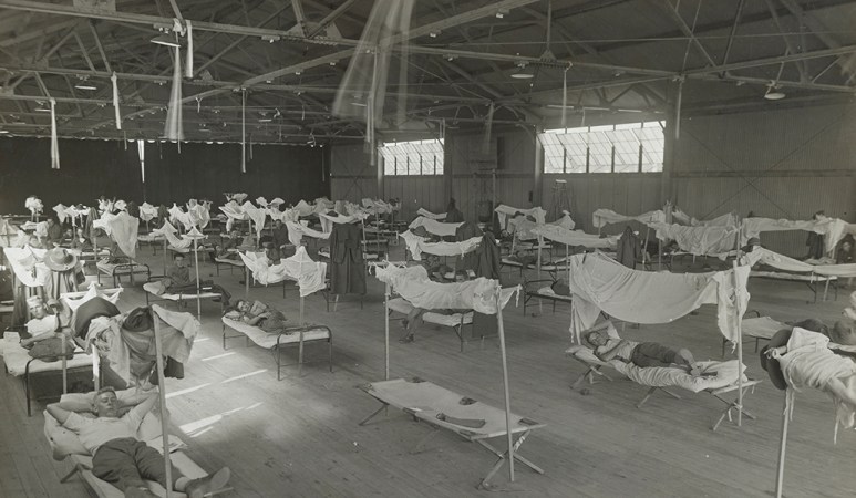 extra hospital beds from overflow