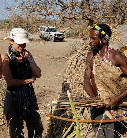 Scientist and Hadza pic