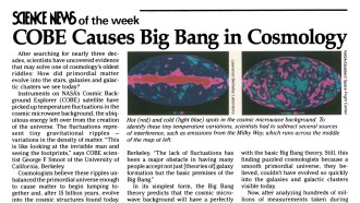 Screengrab of SN news of the week on COBE