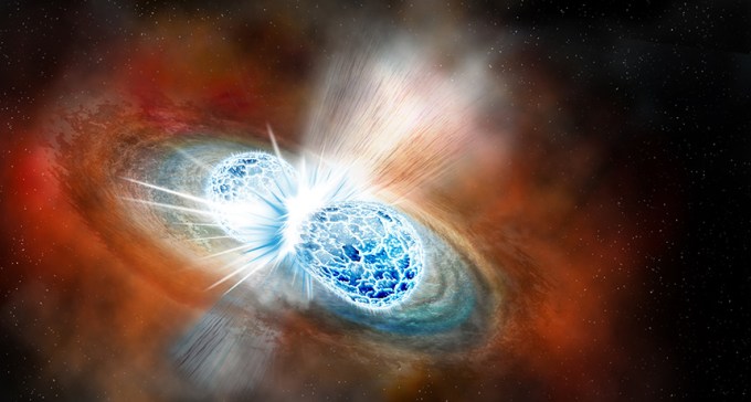 colliding neutron stars