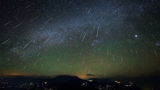 Geminid meteor shower