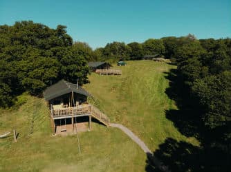 Exe Valley in Devon Safari Tents for  families and couples