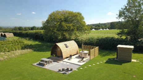SECRET VALLEY NEWS Glamping in Somerset with Hot Tub