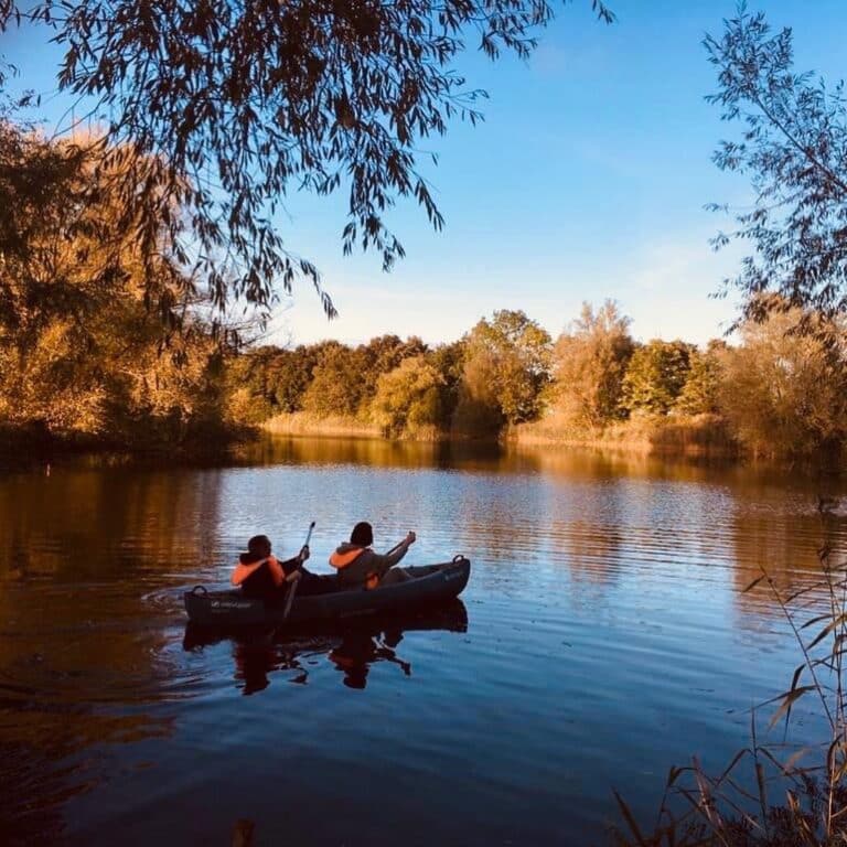 glamping kayaking